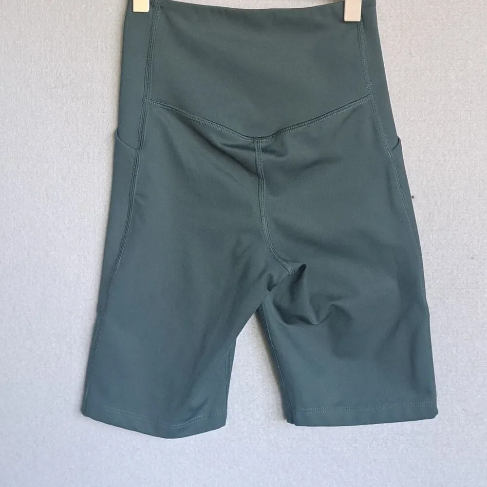 Girlfriend Collective *2 Pairs* High Rise Bike ShortsWomen’s XS Green Athletic